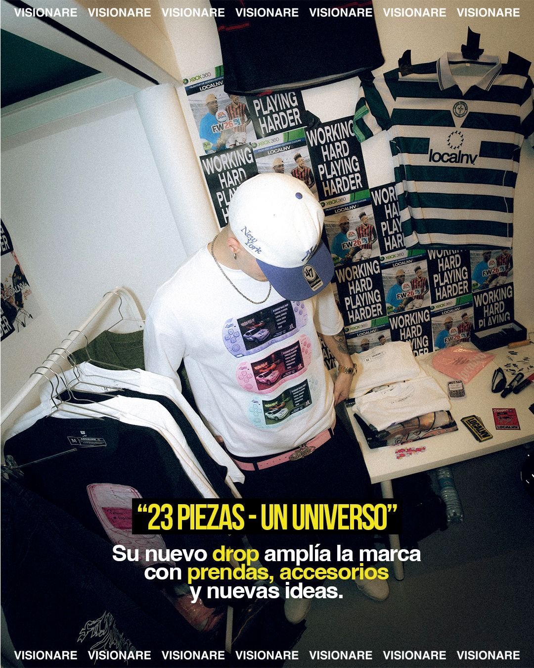 Working hard, playing harder: el universo visual del drop